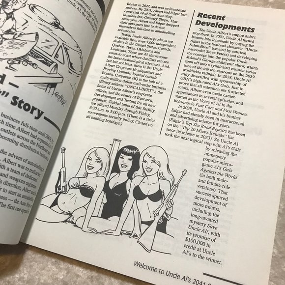 Uncle Albert's Auto Stop & Gunnery Shop Catalog from Hell GUC Book Steve Jackson - Picture 9 of 11